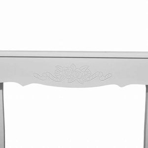 vidaXL 化粧台 ホワイト家具 テーブル アクセントテーブル エンドテーブル(代引不可)