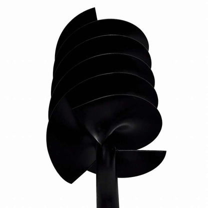 vidaXL グラウンドドリル ハンドル付き 200mm 延長チューブ 13m スチールハードウェア ツール ドリル オーガードリル(代引不可)