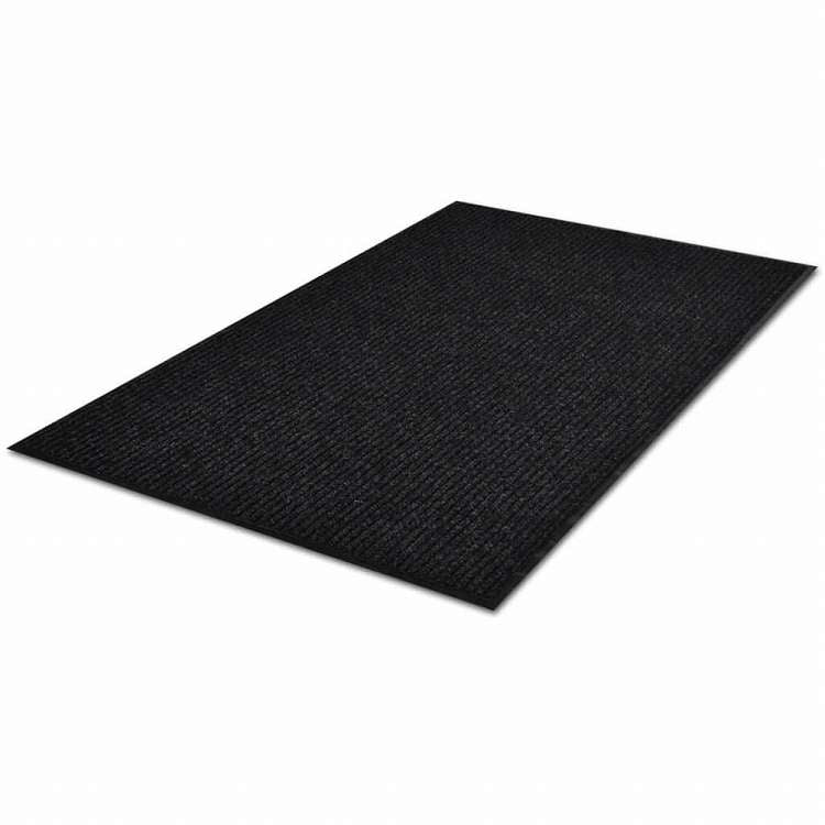 vidaXL 玄関マット 90x60cm ブラック PVC製ホーム&ガーデン デコレーション ドアマット(代引不可)