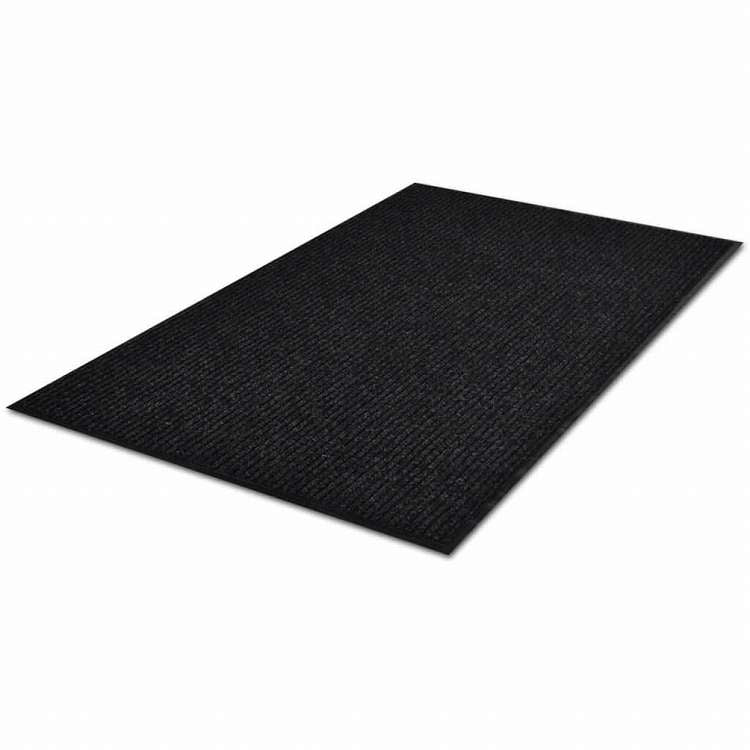 vidaXL 玄関マット 90x120cm ブラック PVC製ホーム&ガーデン デコレーション ドアマット(代引不可)