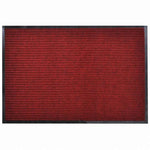 vidaXL 玄関マット 90x120cm レッド PVC製ホーム&ガーデン デコレーション ドアマット(代引不可)