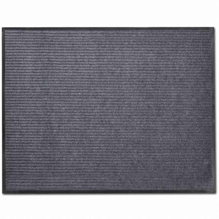vidaXL 玄関マット 90x120cm グレー PVC製ホーム&ガーデン デコレーション ドアマット(代引不可)