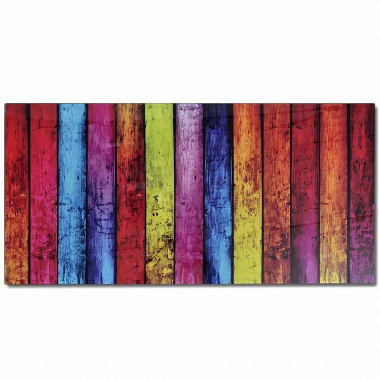 vidaXL コーヒーテーブル レインボー柄 ガラストップ付き家具 テーブル アクセントテーブル コーヒーテーブル(代引不可)