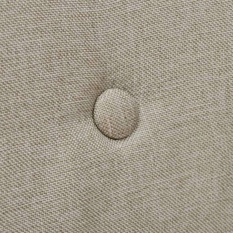 vidaXL ダイニングチェア 4点セット ベージュ ファブリック&オーク無垢材家具 チェア キッチン・ダイニングルームチェア(代引不可)