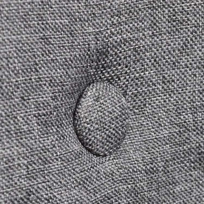 vidaXL ダイニングチェア 4点セット ライトグレー 布&オーク無垢材家具 チェア キッチン・ダイニングルームチェア(代引不可)