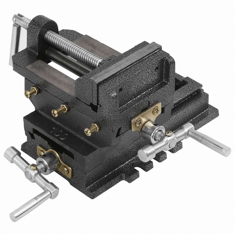 vidaXL 手動式クロススライドドリルプレスバイス 78mmハードウェア ツール クランプ・バイス(代引不可)
