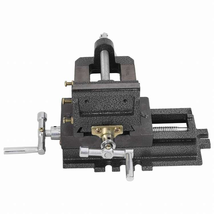 vidaXL 手動式クロススライドドリルプレスバイス 78mmハードウェア ツール クランプ・バイス(代引不可)