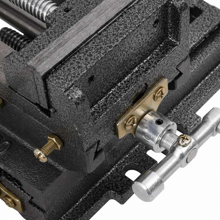 vidaXL 手動式クロススライドドリルプレスバイス 78mmハードウェア ツール クランプ・バイス(代引不可)