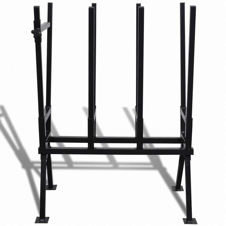 vidaXL 黒色 パウダーコーティング仕上げ 木工用 木挽き台ハードウェア ツール のこぎりホース(代引不可)