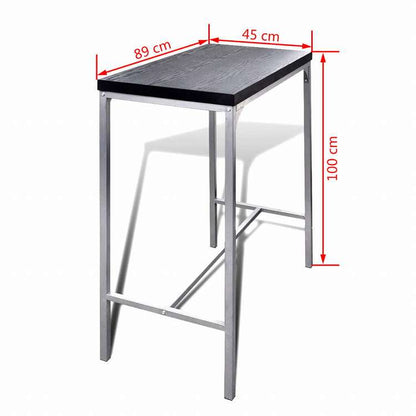 vidaXL 朝食バーセット カウンター高さ家具 家具セット キッチン・ダイニング 家具 Sets(代引不可)