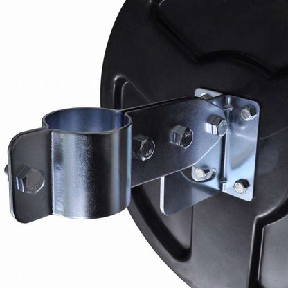 vidaXL 室外凸型カーブミラー PCプラスチック製 ブラック 30cm 屋外用ビジネス&工業用 標識・サイン 道路標識(代引不可)