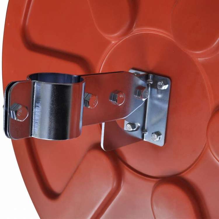 vidaXL 室外凸型カーブミラー PCプラスチック製 60 cm オレンジ色ビジネス&工業用 標識・サイン 道路標識(代引不可)