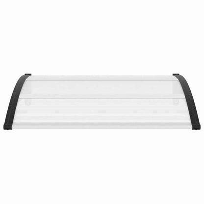 vidaXL ドアキャノピー 120x100cm PC (ポリカーボネート)製ホーム&ガーデン 芝&ガーデン アウトドアリビング 窓・ドア用日除け/オーニング(代引不可)