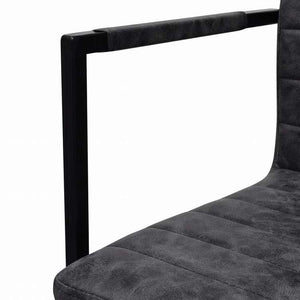 vidaXL カンチレバーダイニングチェア 2点セット ブラック 合成皮革製家具 チェア キッチン・ダイニングルームチェア(代引不可)