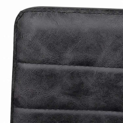 vidaXL カンチレバーダイニングチェア 2点セット ブラック 合成皮革製家具 チェア キッチン・ダイニングルームチェア(代引不可)