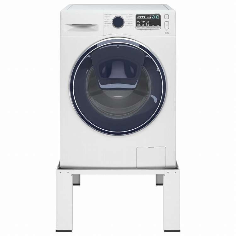vidaXL 洗濯機置き台 ホワイトホーム&ガーデン 家電用アクセサリ 洗濯関連用品 ウォッシャー・ドライヤーアクセサリ(代引不可)