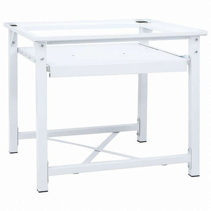 vidaXL 洗濯機置き台 引き出しボード棚付き ホワイトホーム&ガーデン 家電用アクセサリ 洗濯関連用品 ウォッシャー・ドライヤーアクセサリ(代引不可)