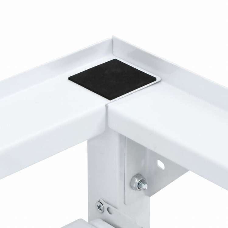 vidaXL 洗濯機置き台 引き出しボード棚付き ホワイトホーム&ガーデン 家電用アクセサリ 洗濯関連用品 ウォッシャー・ドライヤーアクセサリ(代引不可)