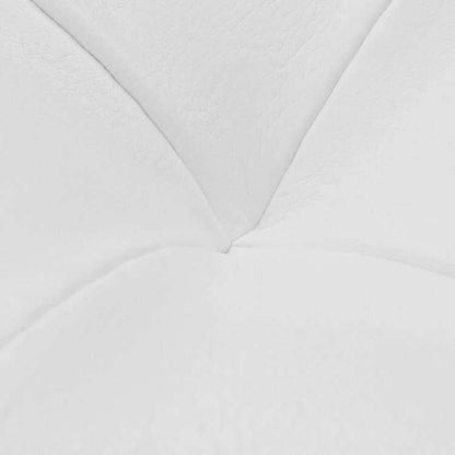 vidaXL 収納オットマン 人工皮革 ホワイト家具 ベンチ 倉庫・通路用ベンチ(代引不可)