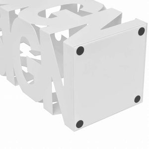vidaXL 傘立て 杖スタンド スチール製 48.5cm ホワイト スクエアホーム&ガーデン 家事用品 収納&オーガナイザー 収納フック&ラック 傘立て・ラック(代引不可)