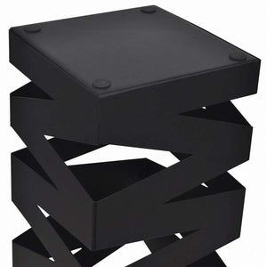 vidaXL 傘立て 杖スタンド スチール製 48.5cm ブラック スクエアホーム&ガーデン 家事用品 収納&オーガナイザー 収納フック&ラック 傘立て・ラック(代引不可)