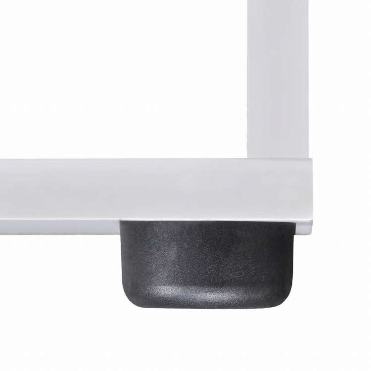 vidaXL 階段型 本棚/ディスプレイシェルフ 107cm ホワイト家具 棚 本棚・オープンラック(代引不可)