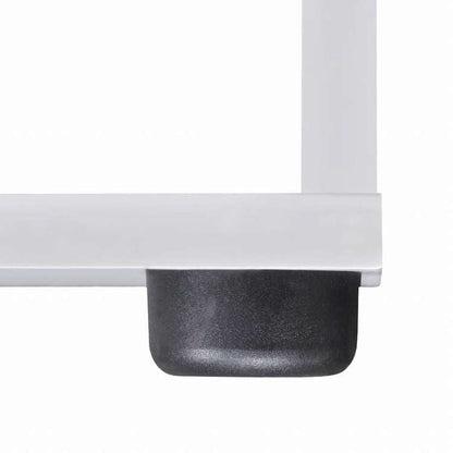 vidaXL 階段型 本棚/ディスプレイシェルフ 107cm ホワイト家具 棚 本棚・オープンラック(代引不可)