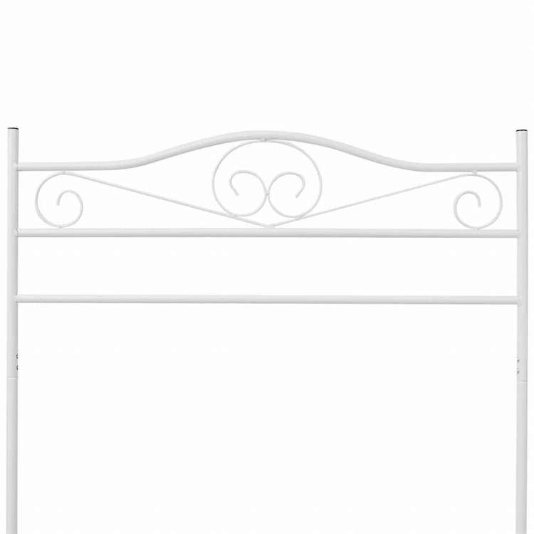 vidaXL 洋服ラック ホワイト スチール製ホーム&ガーデン 家事用品 収納&オーガナイザー 衣類・ワードローブ収納 クローゼット整理収納・衣服ラック(代引不可)