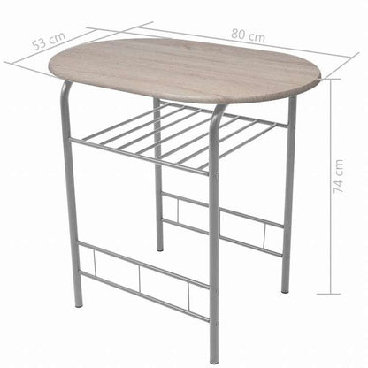 vidaXL 朝食バーセット MDF製家具 家具セット キッチン・ダイニング 家具 Sets(代引不可)