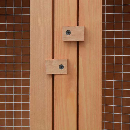 vidaXL 動物用 うさぎ用ケージ 6部屋タイプ 木製動物&ペット用品 ペット用品 小動物用品 小動物 飼育・ケージ(代引不可)