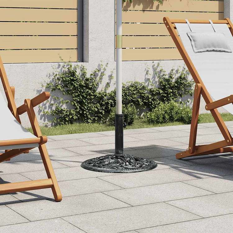 vidaXL パラソルベース 鋳鉄 12 kg 48 cmホーム&ガーデン 芝&ガーデン アウトドアリビング アウトドアアンブレラ&パラソルアクセサリー 屋外用アンブレラ土台(代引不可)