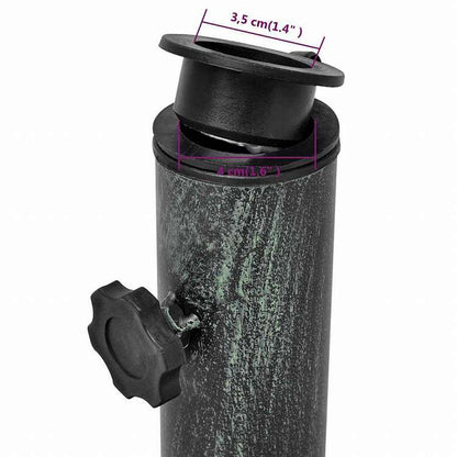 vidaXL パラソルベース 鋳鉄 12 kg 48 cmホーム&ガーデン 芝&ガーデン アウトドアリビング アウトドアアンブレラ&パラソルアクセサリー 屋外用アンブレラ土台(代引不可)