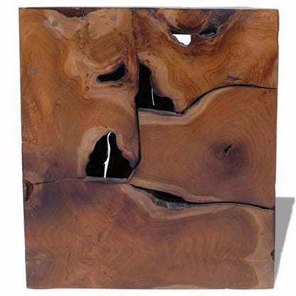 vidaXL スツール チーク無垢材家具 チェア 折り畳み椅子・スツール(代引不可)