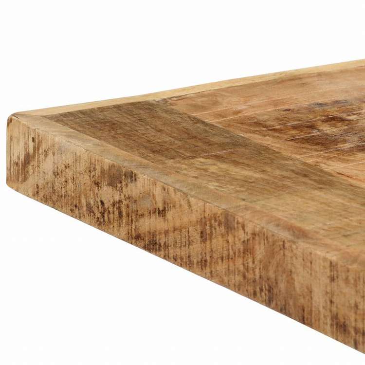 vidaXL ダイニングテーブル 140x70x75cm マンゴー無垢材 (粗目)家具 テーブル キッチン・ダイニングルームテーブル(代引不可)