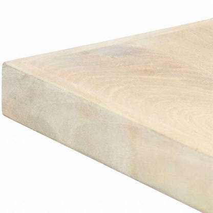 vidaXL ダイニングテーブル 140x70x75cm マンゴー無垢材 ブリーチ加工家具 テーブル キッチン・ダイニングルームテーブル(代引不可)