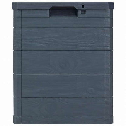 vidaXL ガーデン収納ボックス アントラシート 90L家具 アウトドア家具 屋外収納ボックス(代引不可)