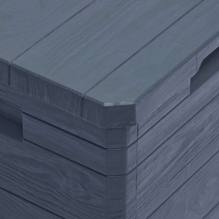 vidaXL ガーデン収納ボックス アントラシート 90L家具 アウトドア家具 屋外収納ボックス(代引不可)