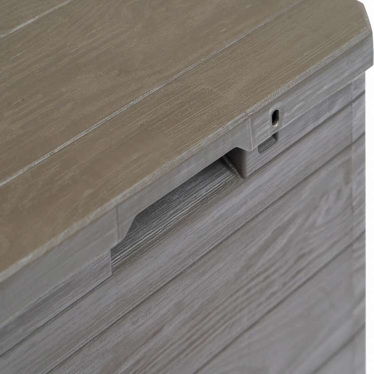 vidaXL ガーデン 収納ボックス 90L ブラウン家具 アウトドア家具 屋外収納ボックス(代引不可)