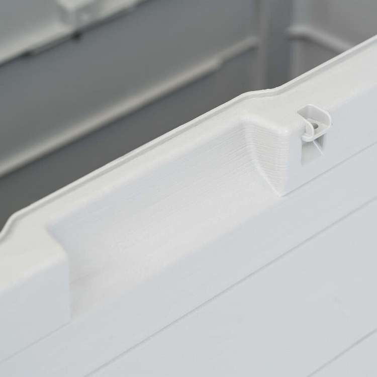 vidaXL ガーデン収納ボックス 280L ライトグレー家具 アウトドア家具 屋外収納ボックス(代引不可)