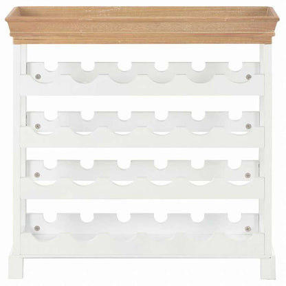 vidaXL ワインキャビネット ホワイト 70x22.5x70.5cm MDF家具 キャビネット&収納 ワインラック(代引不可)