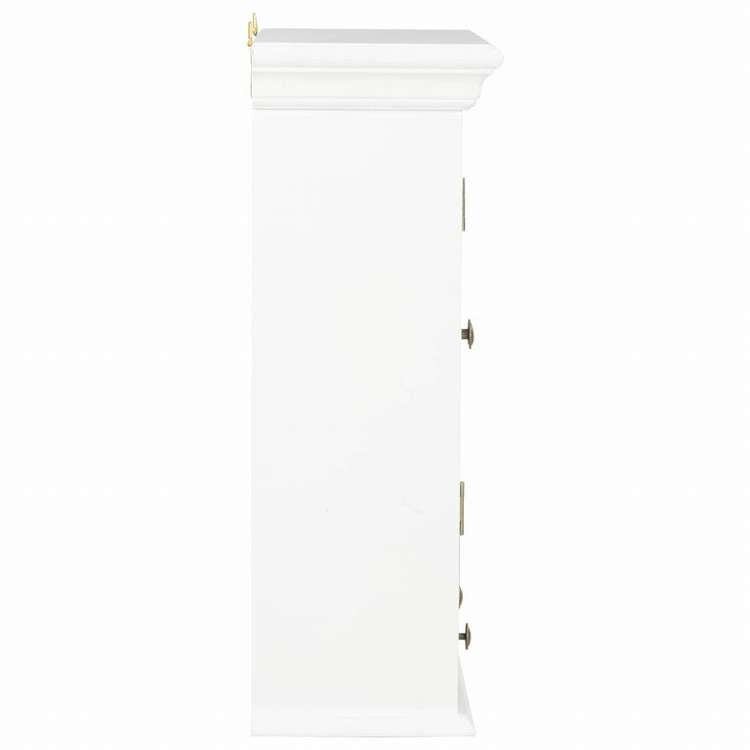 vidaXL ウォールキャビネット ホワイト 49x22x59cm エンジニアリングウッド家具 キャビネット&収納 キッチンキャビネット(代引不可)