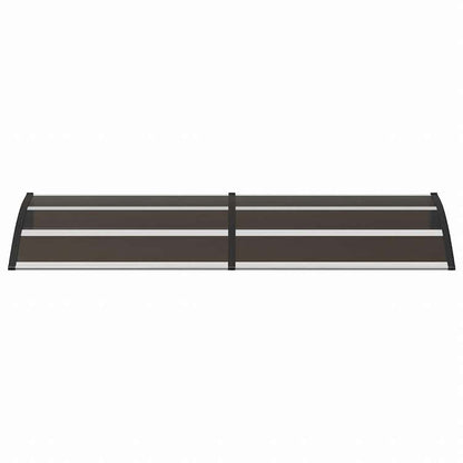 vidaXL ドアキャノピー 200x75cm ブラック PC製ホーム&ガーデン 芝&ガーデン アウトドアリビング 窓・ドア用日除け/オーニング(代引不可)