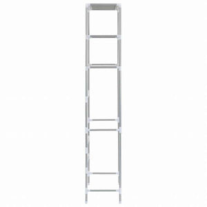 vidaXL トイレ上収納ラック 3段 シルバー 53x28x169cmホーム&ガーデン バスルーム用品 タオルラック・ホルダー(代引不可)