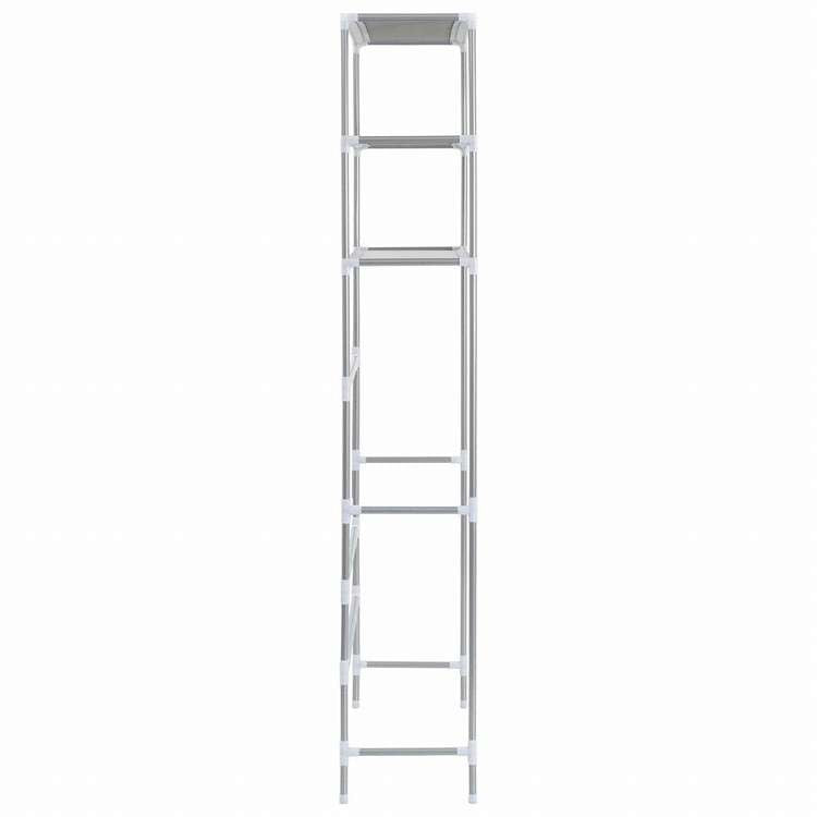 vidaXL 洗濯機上収納ラック 3段 シルバー 69x28x169cmホーム&ガーデン バスルーム用品 タオルラック・ホルダー(代引不可)
