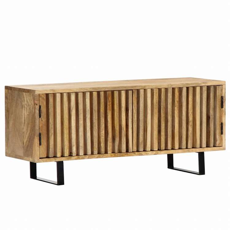 vidaXL TVキャビネット 90x30x40cm マンゴー無垢材家具 AVラック・テレビ台(代引不可)