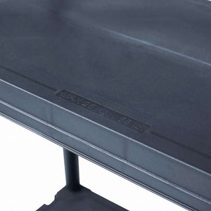vidaXL 収納棚ラック 2個セット ブラック 125 kg 60x30x180 cm プラスチックビジネス&工業用 工業用収納 業務用収納棚(代引不可)