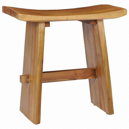 vidaXL スツール チーク無垢材家具 チェア 折り畳み椅子・スツール(代引不可)