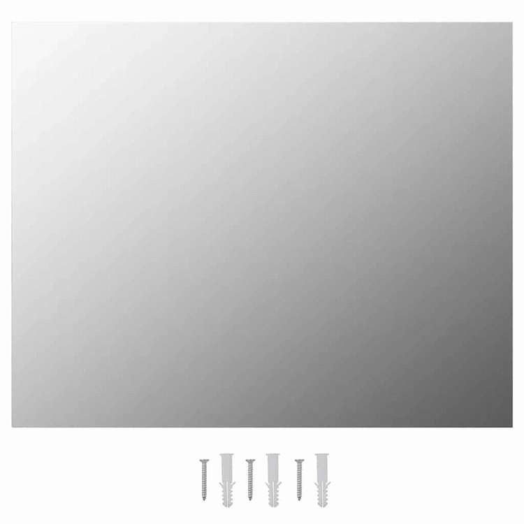 vidaXL フレームレスミラー 100x60cm ガラス製ホーム&ガーデン デコレーション 鏡(代引不可)