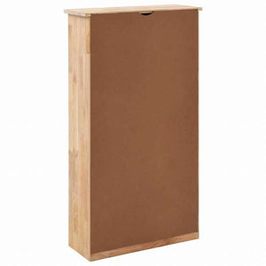 vidaXL シューズ収納キャビネット 55x20x104cm ウォールナット無垢材ホーム&ガーデン 家事用品 収納&オーガナイザー 衣類・ワードローブ収納 シューズラック・整理収納(代引不可)