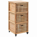 vidaXL バスルームキャビネット 41x41x91cm ウォールナット無垢材家具 キャビネット&収納 収納キャビネット・ロッカー(代引不可)